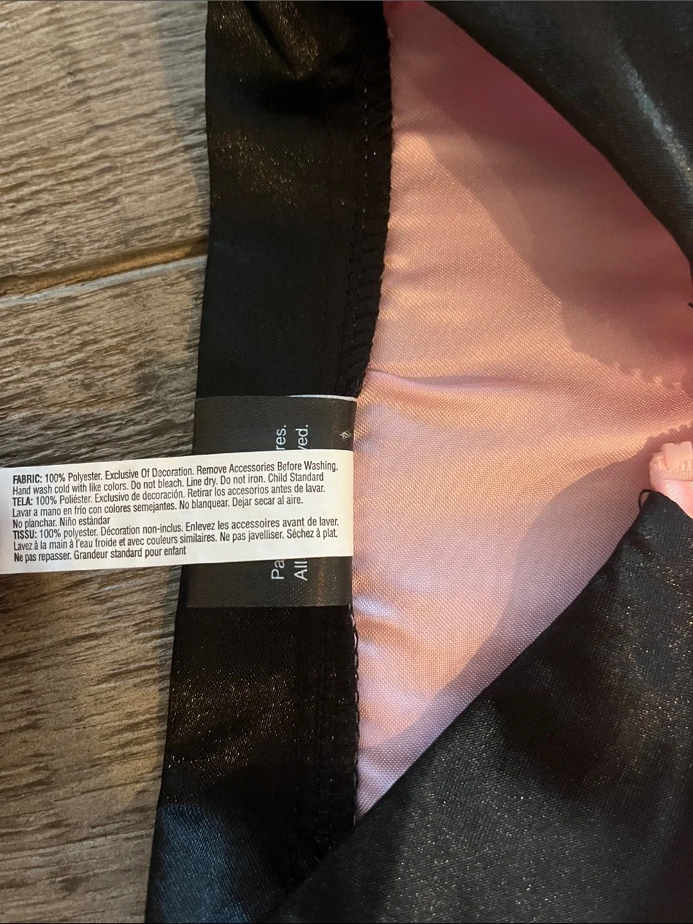 Grease Pink Satin Bomber Jacket - Standard Child